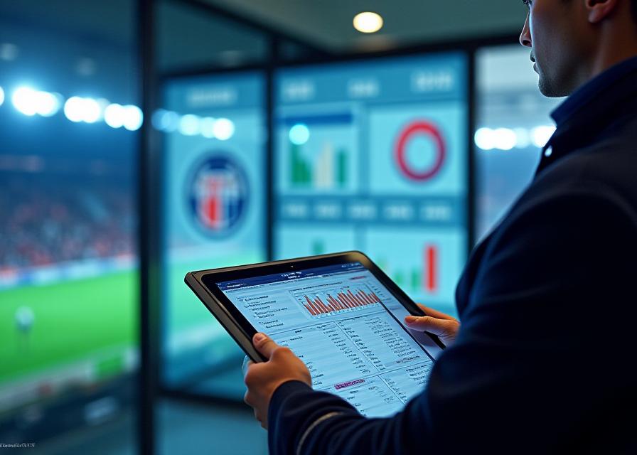 Investitore con analisi strategica club calcistico