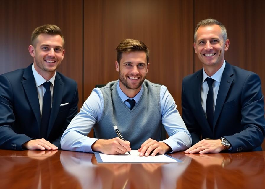 Giocatore firma contratto professionale dopo rappresentanza